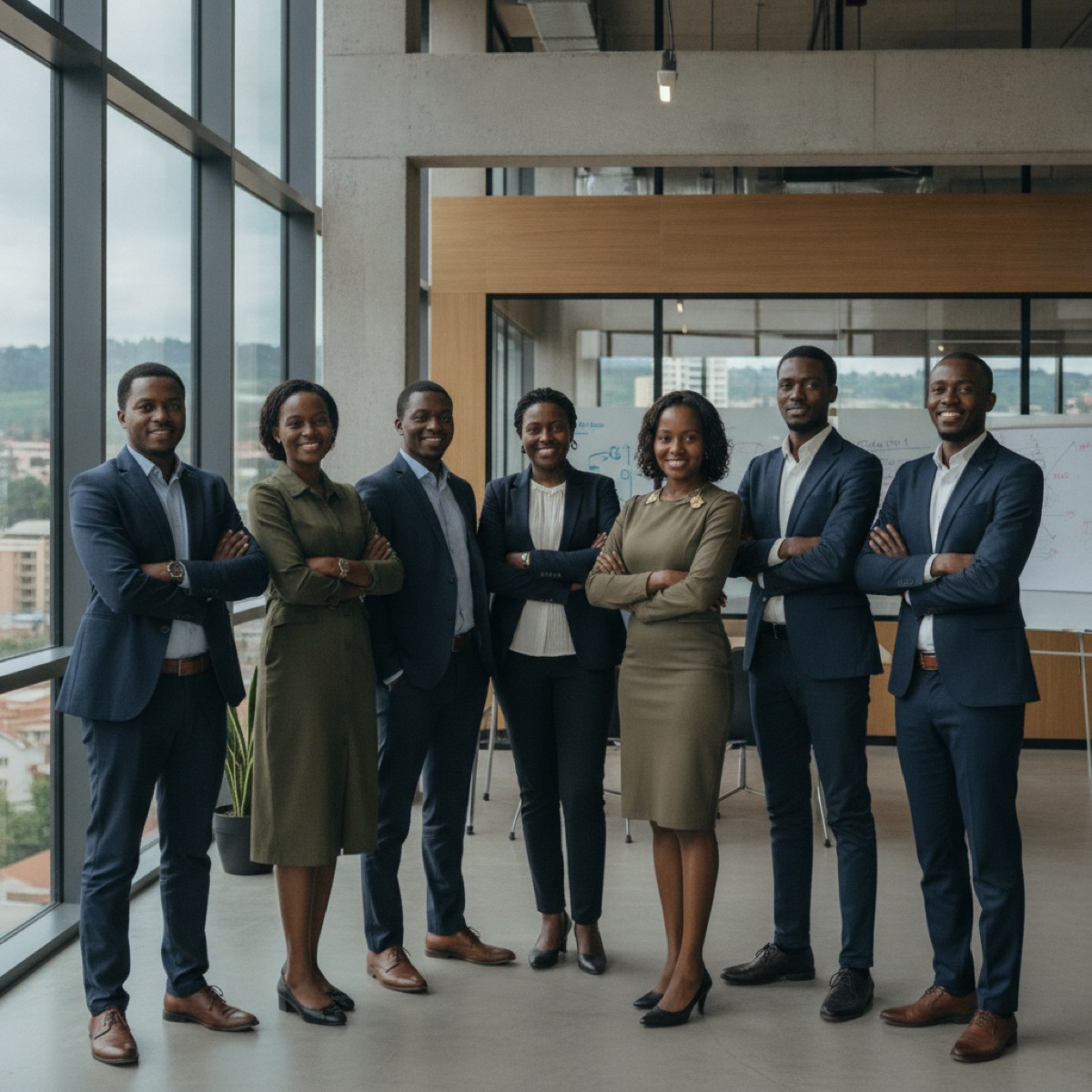 Brittwin Consults Ugandan multidisciplinary team